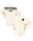 ფოტო #1 პროდუქტის Women's Cream Toronto Maple Leafs Original Six Lace-Up Spirit Jersey Long Sleeve T-shirt