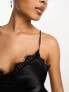 Фото #5 товара ASOS DESIGN lace trim cami in black