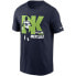 Фото #3 товара Men's DK Metcalf Seattle Seahawks Player Graphic T-Shirt