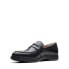 Фото #8 товара Clarks Un Tailor View 26146129 Mens Black Loafers & Slip Ons Penny Shoes