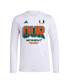 Фото #2 товара Men's and Women's White Miami Hurricanes 2024 On-Court Bench Our Moment Long Sleeve T-shirt
