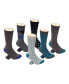 ფოტო #1 პროდუქტის Men's Snazzy Collection Dress Socks Pack of 6