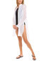 Фото #1 товара Carmen Marc Valvo 296836 Women's Shirt Swimsuit Cover Up, White, Medium
