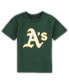 ფოტო #1 პროდუქტის Toddler Boys and Girls Green Oakland Athletics Team Crew Primary Logo T-shirt