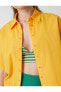 Фото #28 товара Kadın Giyim Gömlek Pamuklu Kısa Kollu 2sak60188cw Sarı Sarı