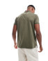 Tommy Hilfiger cotton essential polo shirt in khaki green