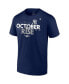 Men's Navy New York Yankees 2022 Postseason Locker Room T-shirt