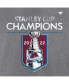 ფოტო #6 პროდუქტის Men's Heathered Gray Colorado Avalanche 2022 Stanley Cup Champions Locker Room Performance T-shirt