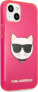 Karl Lagerfeld Etui Karl Lagerfeld KLHCP13SCHTRP Apple iPhone 13 mini różowy/pink hardcase Glitter Choupette Fluo