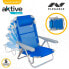 Фото #3 товара Складной стул для пляжа AKTIVE с подушкой 5 положений 60x47x83 см