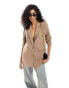 Selected Femme relaxed fit blazer in beige 40 - фото #2