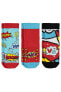 Civil Socks Erkek Çocuk 3'lü Soket Çorap 3-11 Yaş Kırmızı