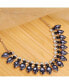 Women's Blue Teardrop Strand Necklace