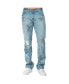 Фото #1 товара Men's Hand Crafted Wash Slim Straight Premium Denim Jeans
