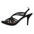 Nina Bess Peep Toe Evening Womens Black Dress Sandals BESS-BLK