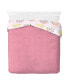 Фото #2 товара Doodle Rainbow 100% Organic Cotton Twin Duvet Cover & Sham Set