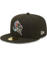 Фото #1 товара Men's Black Jupiter Hammerheads Authentic Collection Team Home 59FIFTY Fitted Hat