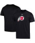 ფოტო #1 პროდუქტის Men's Black Utah Utes School Logo Performance Cotton T-shirt