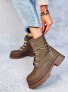 Фото #1 товара Ботинки LOHAN хаки Lace-Up Boots