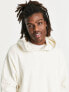 Фото #3 товара ASOS DESIGN super oversized longline hoodie in soft white