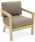 Фото #1 товара Reid Outdoor Club Chair, Created for Macy's