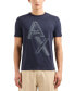 ფოტო #1 პროდუქტის Men's Regular-Fit AX Logo T-Shirt