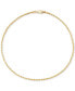 ფოტო #1 პროდუქტის Glitter Rope Link Ankle Bracelet in 10k Gold