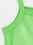 COLLUSION square neck vest in green