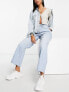 Женские джинсы Madewell Jeans in heller Waschung mit weitem Bein Edmunds-Waschung, W27 - фото #5