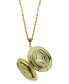 2028 14k Gold-tone Imitation Pearl Chain Locket - фото #2