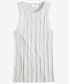 Women's Ribbed Knit Tank Top, Created for Macy's