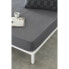 Fitted bottom sheet Naturals ELBA Dark grey 90 x 190/200 cm (Single)