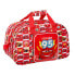 Sports bag Cars Let's race Red White (40 x 24 x 23 cm)