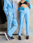 Фото #8 товара COLLUSION Unisex trousers in blue co-ord