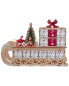 Фото #1 товара Kurt Adler 8.3In Led Santa Sled With Advent Calendar Multicolor