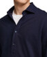 Men's Pique Popover Long Sleeve Regular Fit Shirt