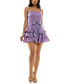 ფოტო #4 პროდუქტის Juniors' Tiered Ruffled Fit & Flare Dress