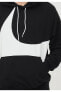 Фото #3 товара Sportswear Swoosh Erkek Sweatshirt Siyah