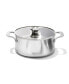 Фото #1 товара Mira Tri-Ply Stainless Steel 11" Stock Pot with Lid