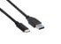Фото #1 товара Club 3D USB 3.1 Type-C to Type-A Cable 10Gbps PD 60W M/M 1m/3.28ft, 1 m, USB C, USB A, USB 3.2 Gen 1 (3.1 Gen 1), Male/Male, Black