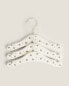 Фото #3 товара Pack of floral baby hangers (pack of 3)