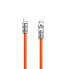 Фото #1 товара Mocny kabel kątowy do iPhone USB-C - Lightning 30W 1m rotacja 180 pomarańczowy