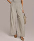 ფოტო #1 პროდუქტის Women's Mid-Rise Wide-Leg Pants