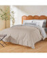 200TC Cotton Percale Duvet Set - Full/Queen