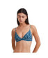Plus Size Textured Triangle bikini bra swim top