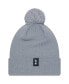 Фото #2 товара Men's Gray Tottenham Hotspur Flock Cuffed Knit Hat with Pom