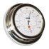 Фото #1 товара FORESTI & SUARDI 90 mm Stainless Steel Thermo-Hygrometer