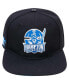 ფოტო #2 პროდუქტის Men's Black Hampton Pirates Arch Over Logo Evergreen Snapback Hat