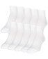 ფოტო #2 პროდუქტის Women's 10-Pack Casual Cushion Heel And Toe Ankle Socks