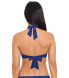 Фото #3 товара Ralph Lauren 299142 Women's Beach Club Solids Ring Halter Bikini Top Size 12